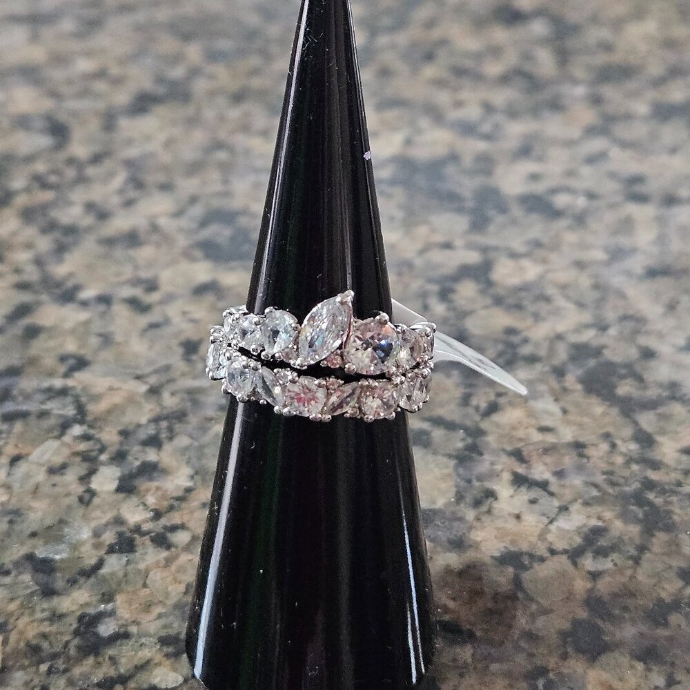 Bomb Party RBP7398 "Mesmorized By Beauty" Diamond Cubic Zirconia April Sz 5